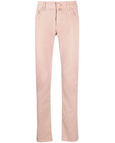 Jacob Cohen Straight-leg Trousers - Pink