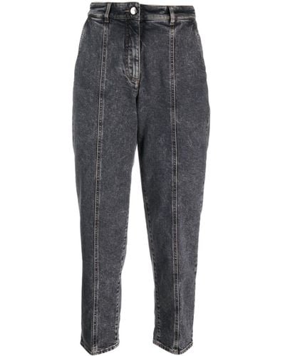 Peserico Jeans mit hohem Bund - Grau