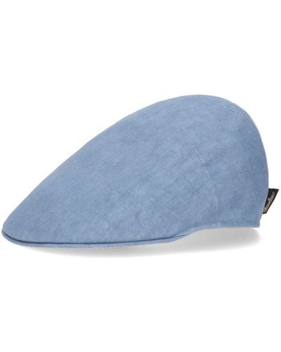Borsalino Parigi Duckbill ベレー帽 - ブルー