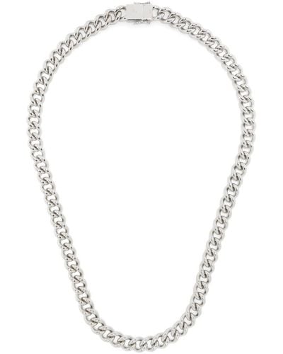 Tom Wood Collana a catena Lou in argento sterling - Bianco