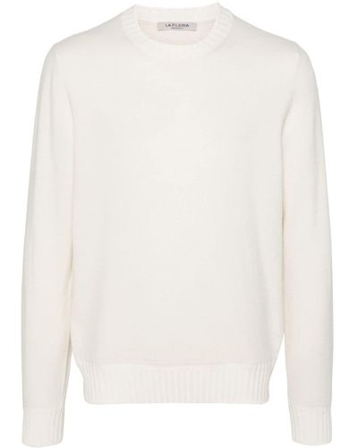 Fileria Crew-neck Wool Sweater - White