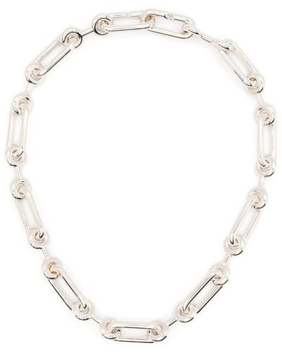 Charlotte Chesnais Binary Chain Necklace - White
