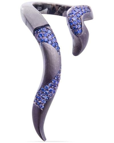 Gaelle Khouri Le Mouvant Sculpted Ring - Blue