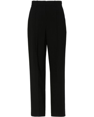 Theory Pressed-Crease Trousers - Black