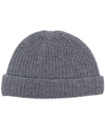 Yves Salomon Cable-knit Cashmere Beanie - Gray