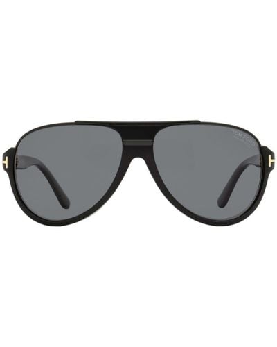 Tom Ford Dimitry Pilot-frame Sunglasses - Gray