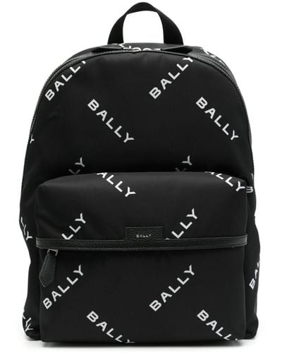 Bally Code ロゴ バックパック - ブラック