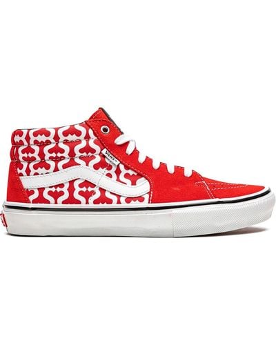 Vans X Supreme Grosso Mid Sneakers - Rot