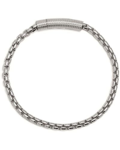 Tateossian Giza Box Chain Bracelet - Wit