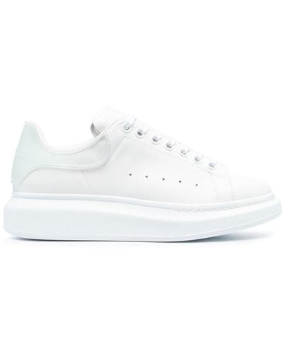 Alexander McQueen Oversize Sneakers With Shaded Tpu Spoiler - White