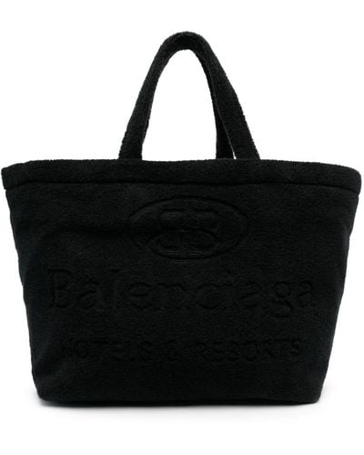 Balenciaga Jumbo ロゴ ハンドバッグ - ブラック