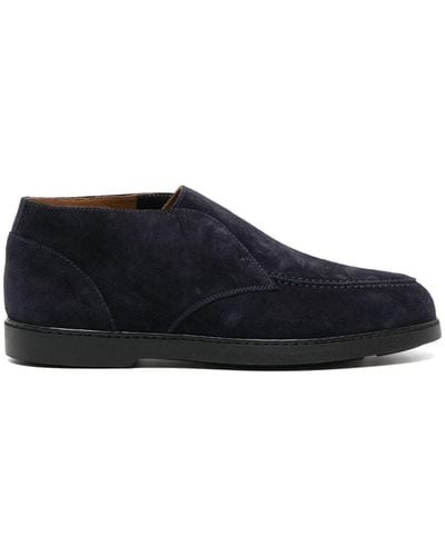 Doucal's Suede Chukka Ankle Boot - Blue