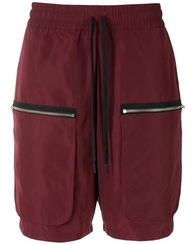 UMA | Raquel Davidowicz Tomate Recycled Fabric Performance Shorts - Red