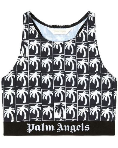 Palm Angels Palmsロゴ スポーツブラ - ブラック