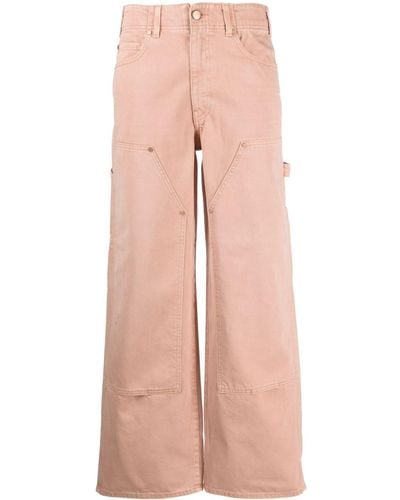 Ulla Johnson Jean Olympia à coupe ample - Rose