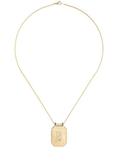 Marie Lichtenberg 18kt White Gold Small Scapular Necklace