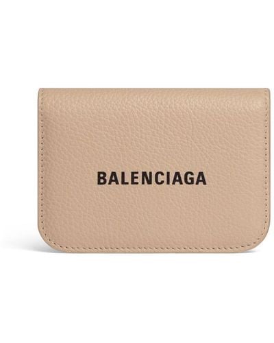 Balenciaga Cash Mini Portemonnaie - Natur