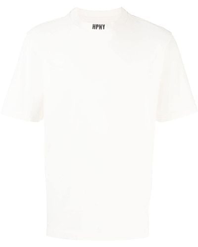 Heron Preston Camiseta con parche del logo - Blanco