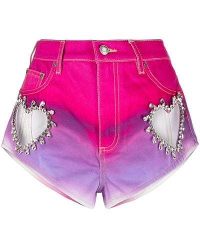Area Shorts mit Farbverlauf - Pink
