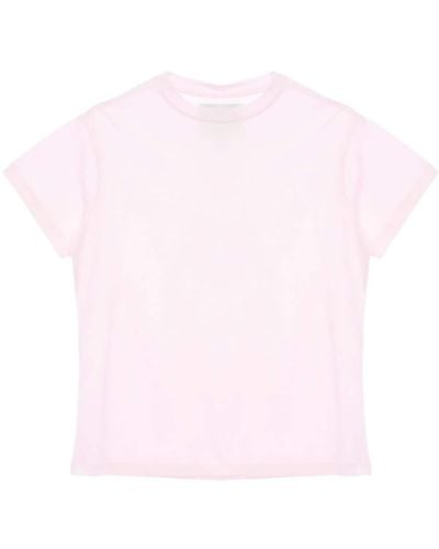 Studio Nicholson T-Shirt aus Jersey - Pink