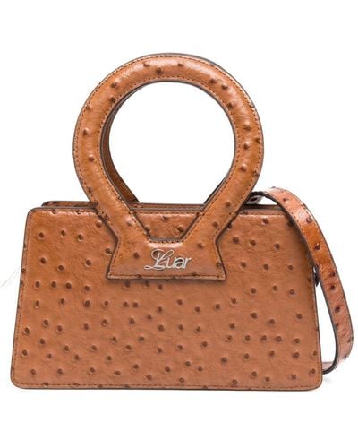 LUAR Ana Leather Shoulder Bag - Brown