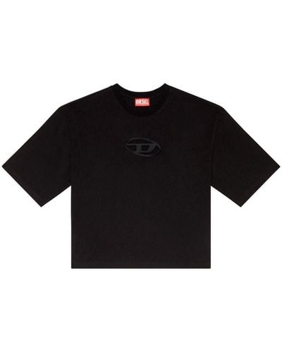 DIESEL T-shirt T-Rowy-Od en coton - Noir