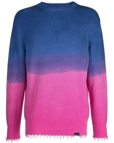 Mauna Kea Ribbed-knit Sweater - Blue