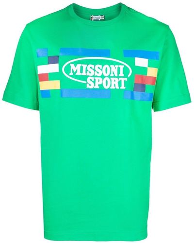 Missoni ロゴ Tシャツ - グリーン