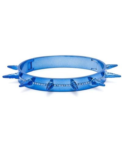 Patrizia Pepe Spiked Cuff Bracelet - Blue