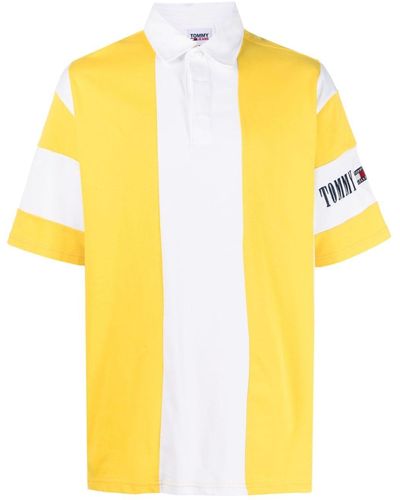 Tommy Hilfiger Gestreiftes Poloshirt - Gelb