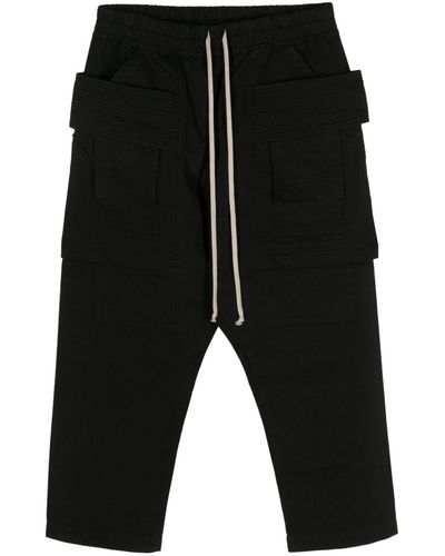 Rick Owens Creatch Drop-crotch Trousers - Black