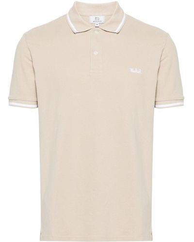 Woolrich Monterey Logo-embroidered Polo Shirt - Natural