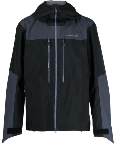 Norrøna Trollveggen Waterproof Hooded Jacket - Black