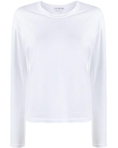 James Perse T-shirt à manches longues - Blanc