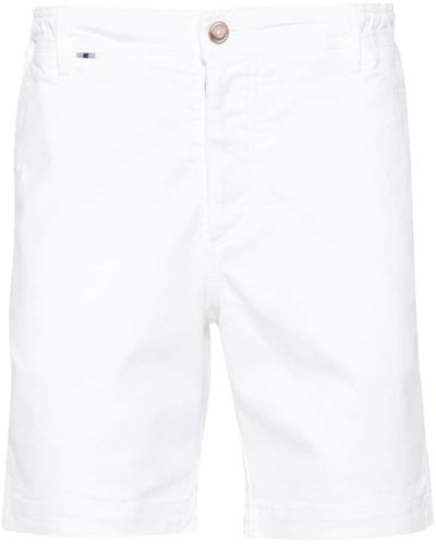 Fedeli Jupiter Cotton Bermuda Shorts - White