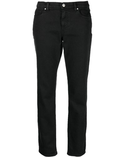 P.A.R.O.S.H. Mid-rise Slim-cut Jeans - Black
