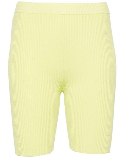 Samsøe & Samsøe Luna Ribbed Shorts - Yellow