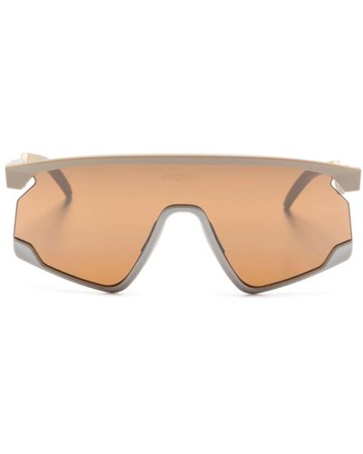 Oakley Bxtr Shield-frame Sunglasses - Natural
