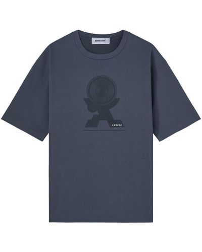 Ambush T-shirt Met Print - Blauw