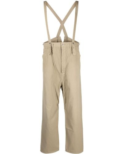 Visvim Pantaloni con spalline regolabili - Neutro