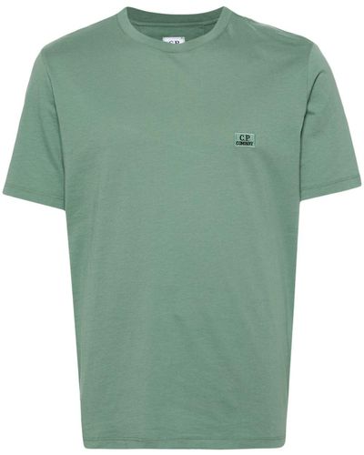 C.P. Company T-shirt en coton à logo appliqué - Vert