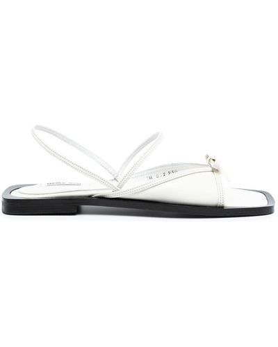 Reike Nen Nabi Leather Sandals - White