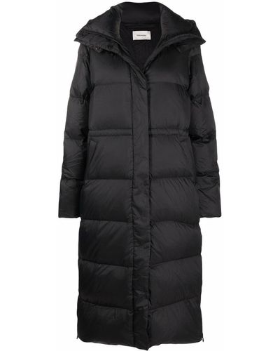 Holzweiler Oversized Padded Hooded Coat - Black