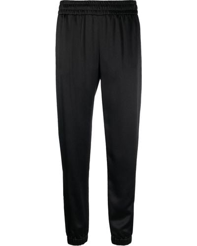 Saint Laurent Pantalon de jogging à coupe courte - Noir