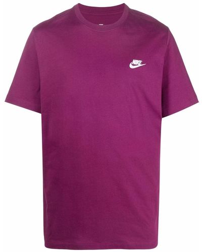 Nike ロゴ Tシャツ - パープル