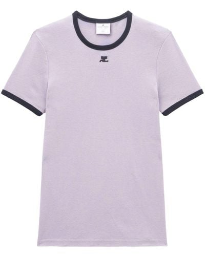 Courreges T-Shirts And Polos - Purple