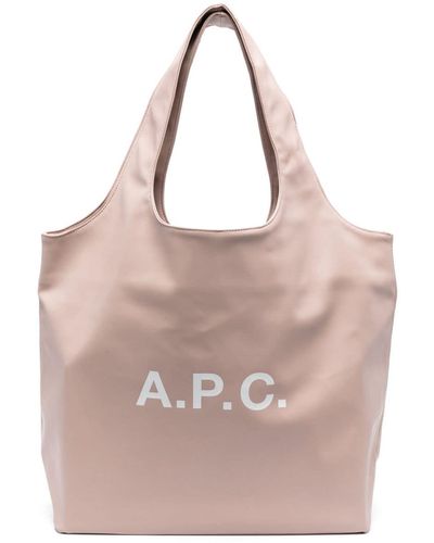 A.P.C. Grand sac cabas Ninon - Rose