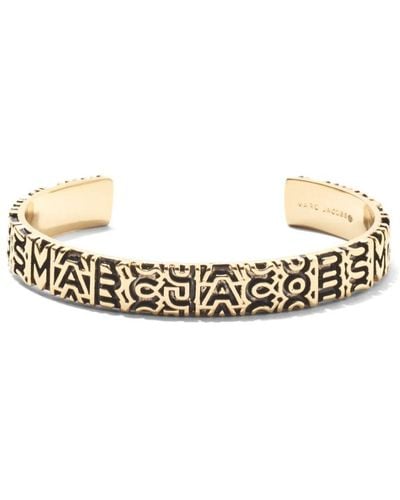 Marc Jacobs The Monogram Engraved Bracelet - Metallic