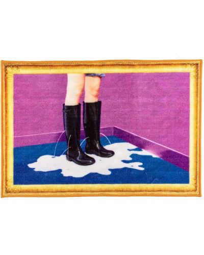 Seletti Bottes Milky à fini mat (60 x 90 cm) - Violet