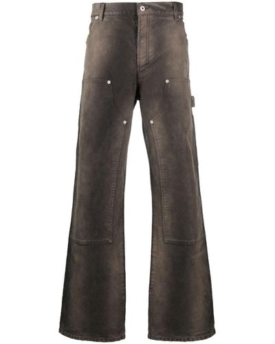 Heron Preston Wide-leg Carpenter Jeans - Gray